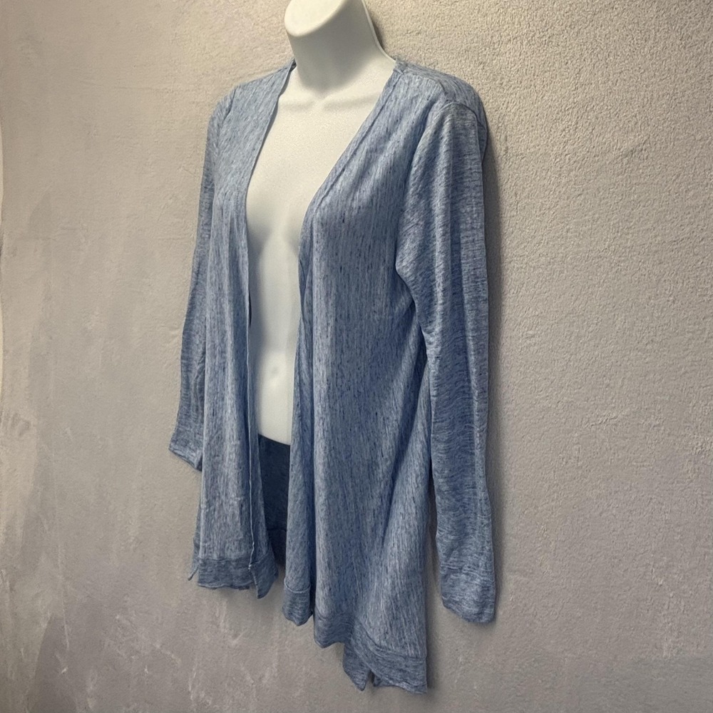 NWT Tahari 100% Linen Open Front Cardigan Womens Small Lightweight Beachy NEW - Picture 9 of 12